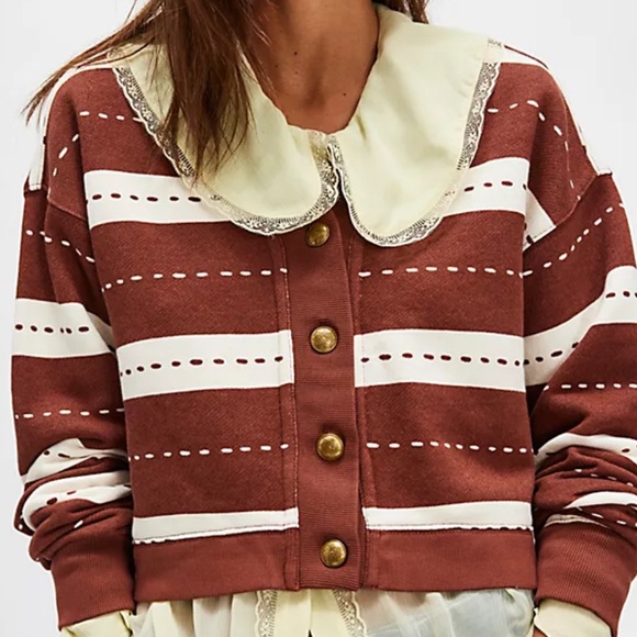 Free people Grace Printed Cardi - Picture 3 of 7